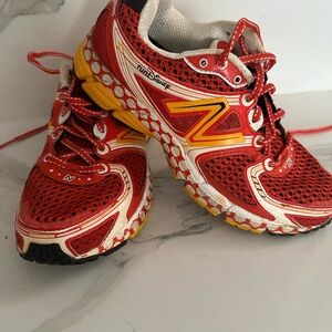New Balance Run Disney Minnie Mouse women’s size 8 ,Red and Yellow Sneakers